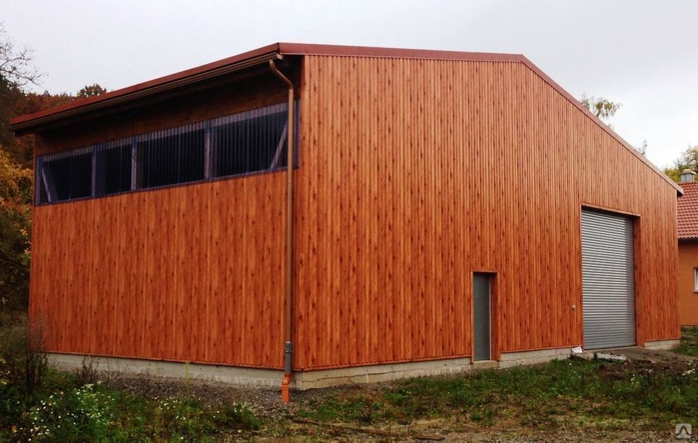 Отделка фасада профлистом